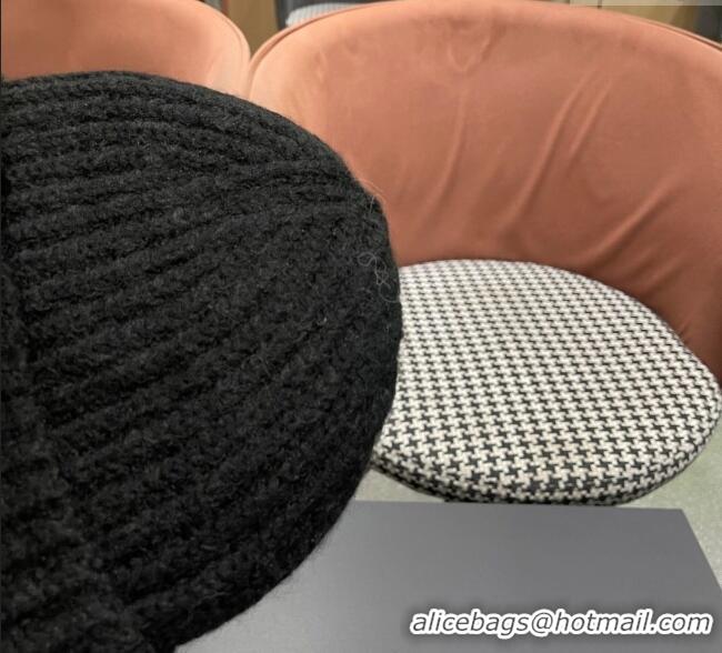 New Fashion Moncler Knit Hat ML090902 Black 2025