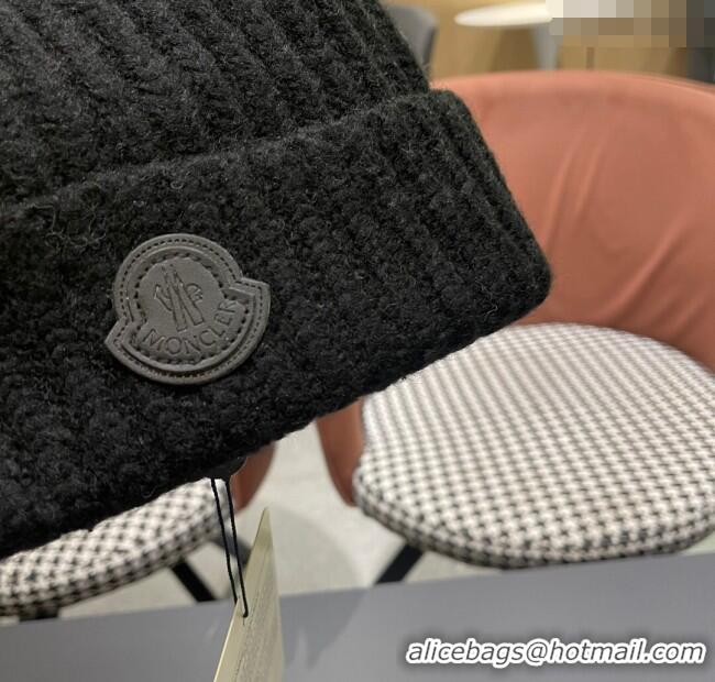 New Fashion Moncler Knit Hat ML090902 Black 2025