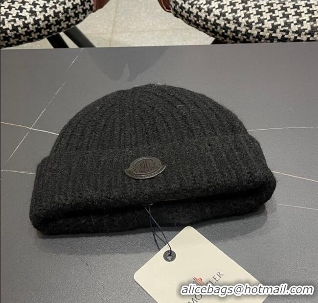New Fashion Moncler Knit Hat ML090902 Black 2025