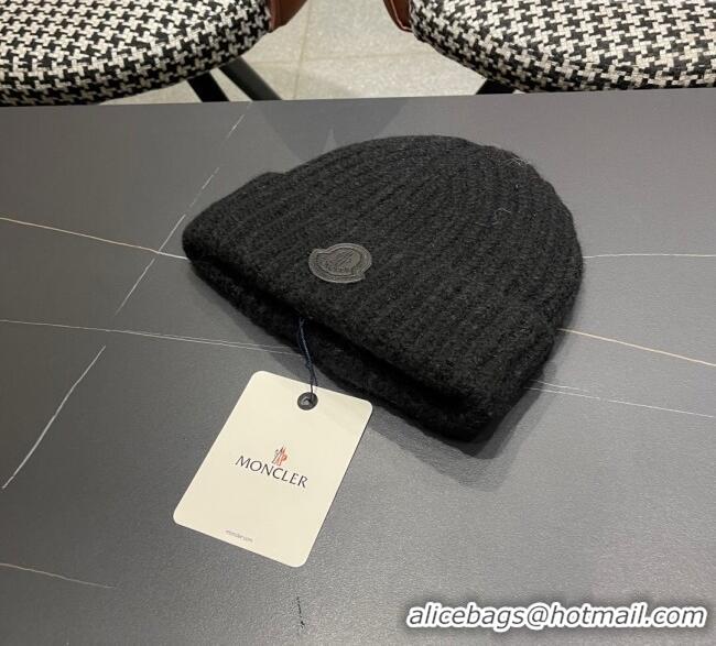 New Fashion Moncler Knit Hat ML090902 Black 2025