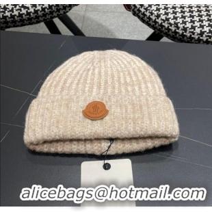 New Fashion Moncler Knit Hat ML090902 Beige 2025