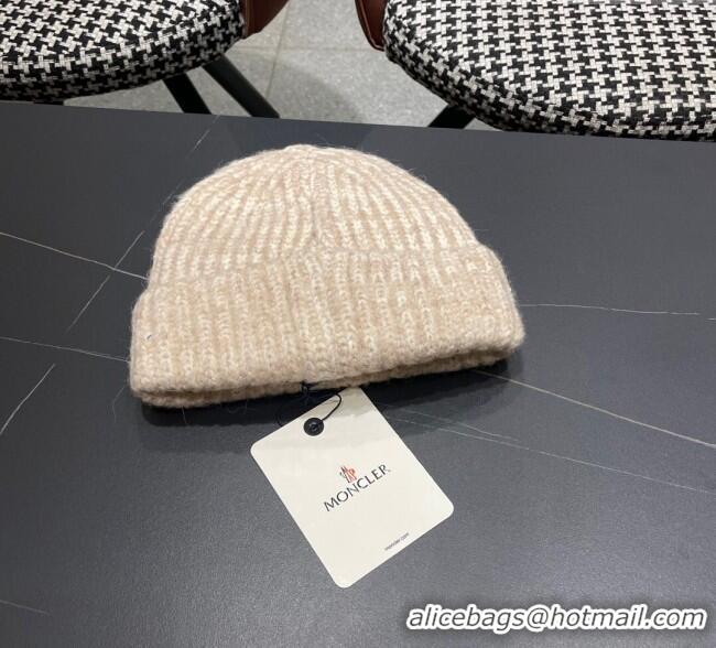 New Fashion Moncler Knit Hat ML090902 Beige 2025