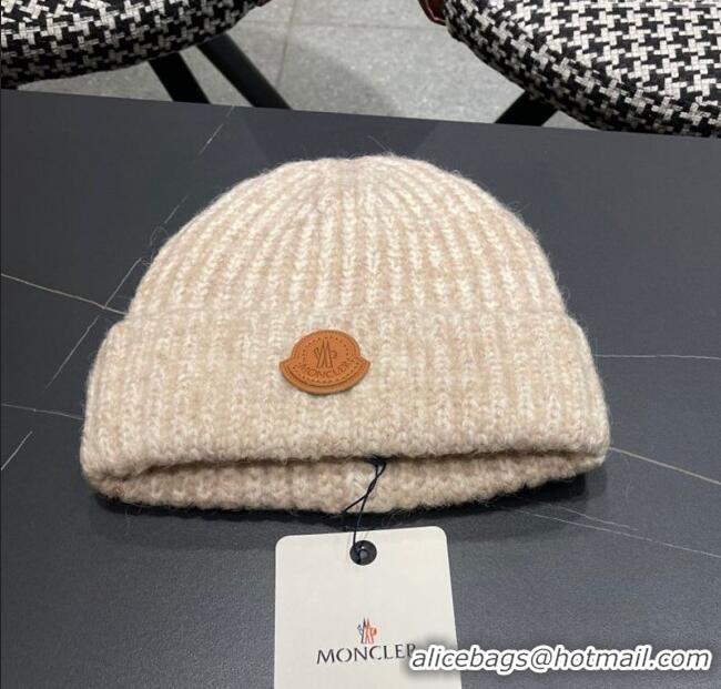New Fashion Moncler Knit Hat ML090902 Beige 2025