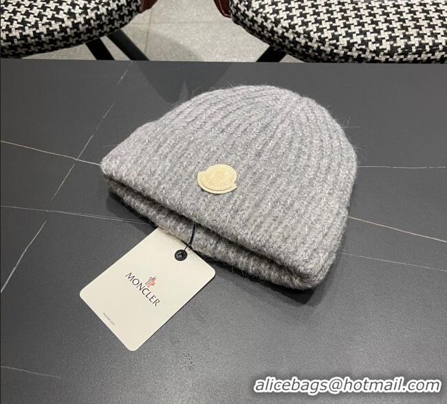Spot Bulk Moncler Knit Hat ML090902 Grey 2025