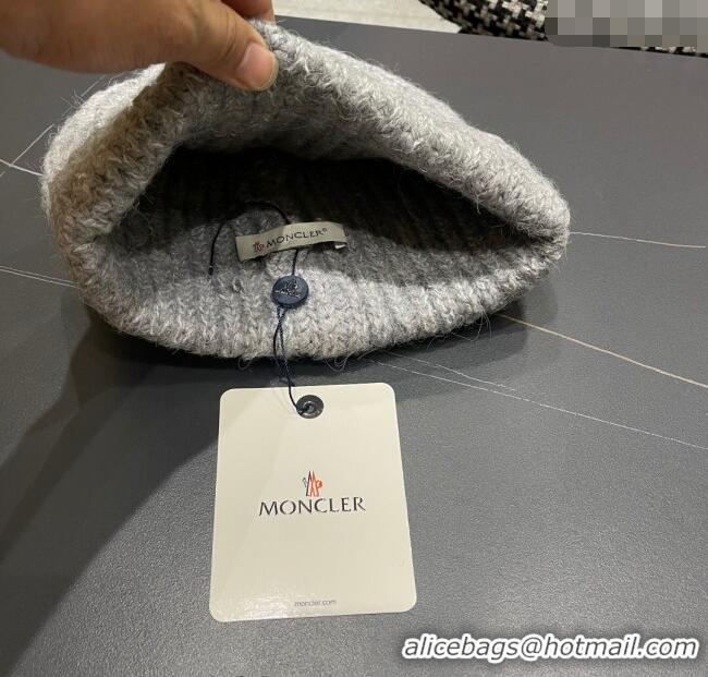 Spot Bulk Moncler Knit Hat ML090902 Grey 2025