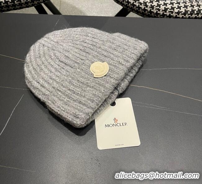 Spot Bulk Moncler Knit Hat ML090902 Grey 2025