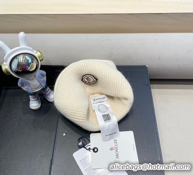 Spot Bulk Moncler Knit Hat ML090903 Ivory 2025