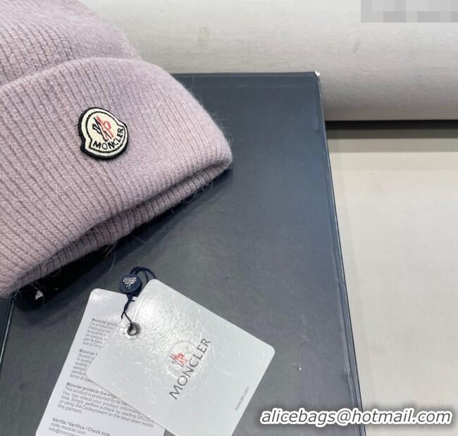 Best Price Moncler Knit Hat ML090903 Purple 2025