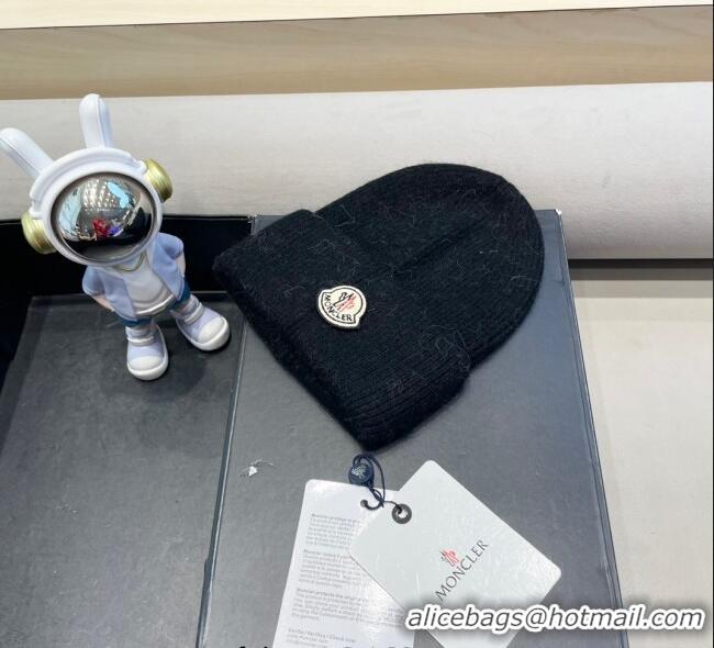 New Design Moncler Knit Hat ML090903 Black 2025