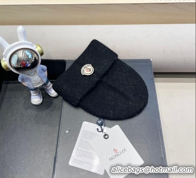 New Design Moncler Knit Hat ML090903 Black 2025