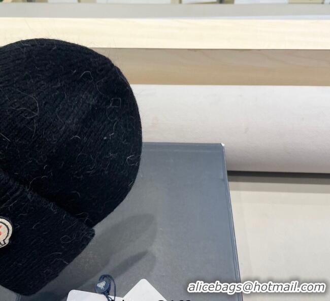 New Design Moncler Knit Hat ML090903 Black 2025