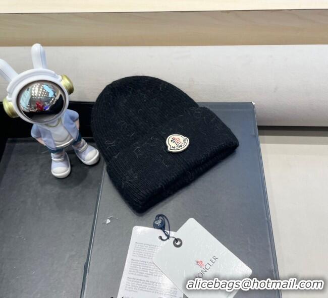 New Design Moncler Knit Hat ML090903 Black 2025