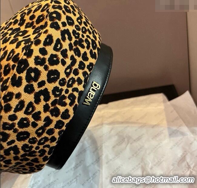 Spot Bulk Alexander Wang Leopard Print Beret Hat 0909 2025