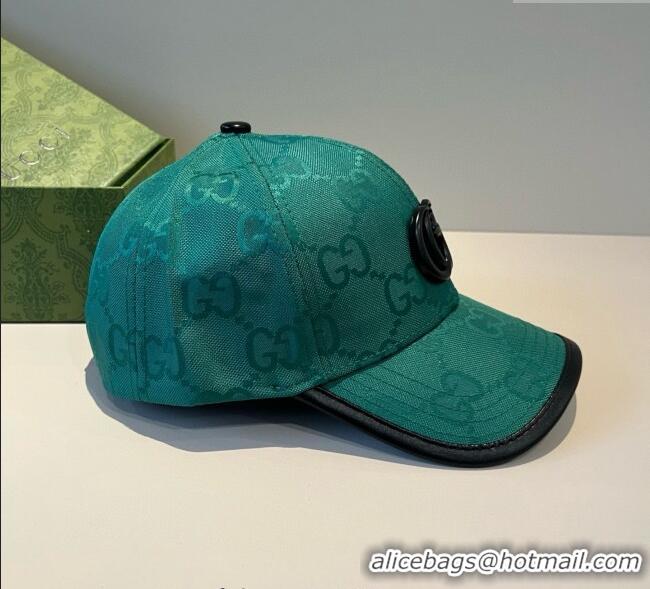 Luxury Classic Gucci GG Canvas Baseball Hat GG090911 Green 2025