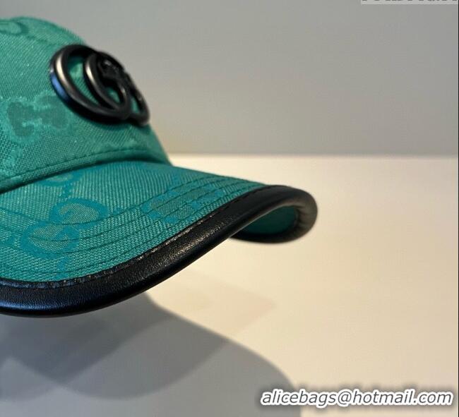 Luxury Classic Gucci GG Canvas Baseball Hat GG090911 Green 2025