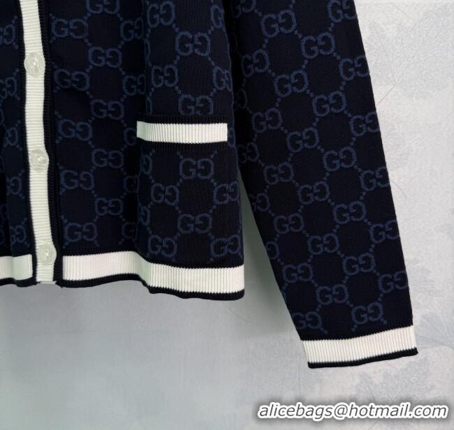 ​Buy New Cheap Gucci GG Cardigan 0611 Black 2025