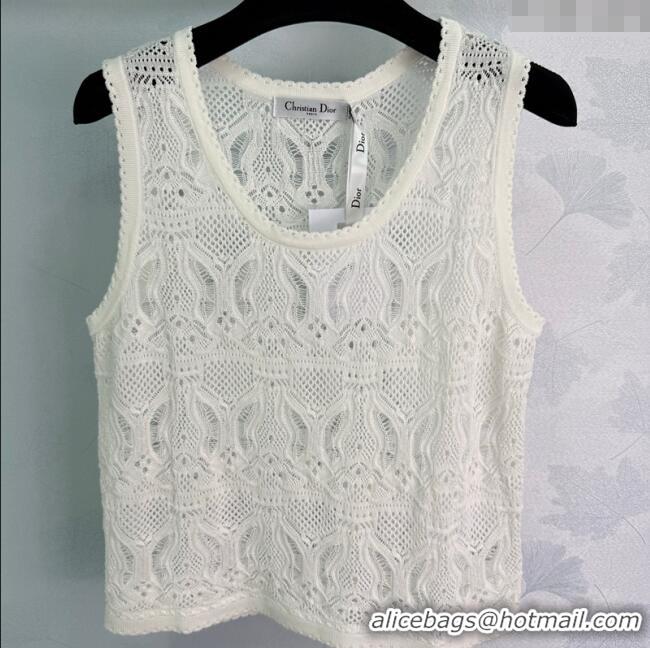 ​Market Sells Dior Knit Vest 061103 White 2025