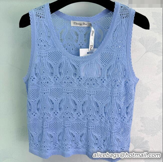 Well Crafted Dior Knit Vest 061103 Blue 2025