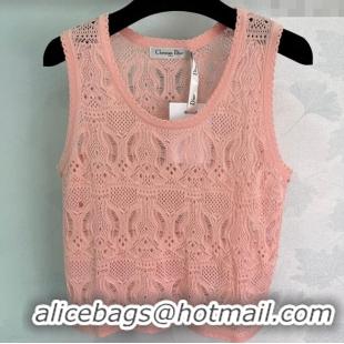 ​Buy Fashionable Dior Knit Vest 061103 Pink 2025