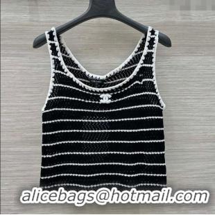 ​New Design Chanel Knit Vest 061105 Black 2025