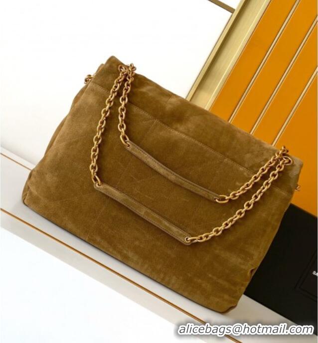 Original Cheap Saint Laurent Jamie 4.3 Large Bag in Suede 742431 Brown 2025