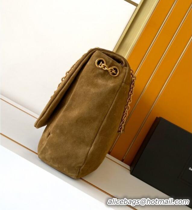 Original Cheap Saint Laurent Jamie 4.3 Large Bag in Suede 742431 Brown 2025