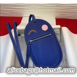Super Quality Hermes In The Loop Phone To Go Wink Large Pouch in Leather H2140 Blue 2025