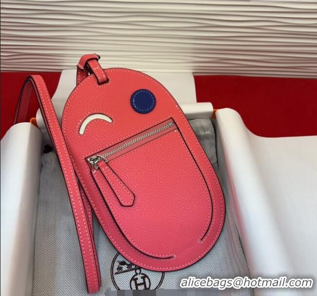 Free Shipping Hermes In The Loop Phone To Go Wink Large Pouch in Leather H2140 Pink 2025