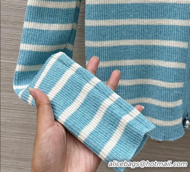​Classic Wholesale Dior Striped Cardigan DR061111 Green 2025
