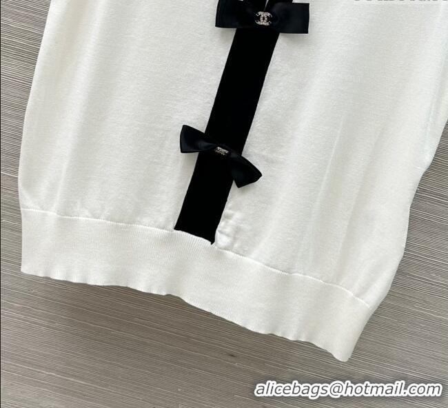 ​Market Sells Chanel Vest with Bow CH061112 White 2025