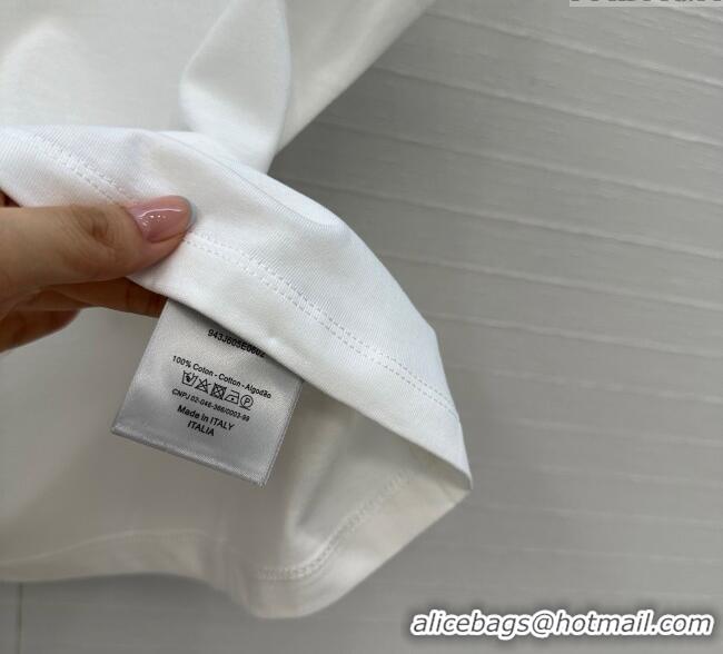 Top Design Dior Cotton Vest with Studs DR061202 White 2025