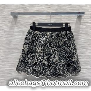 Luxury Classic Dior Lace Shorts DR061204 Black 2025