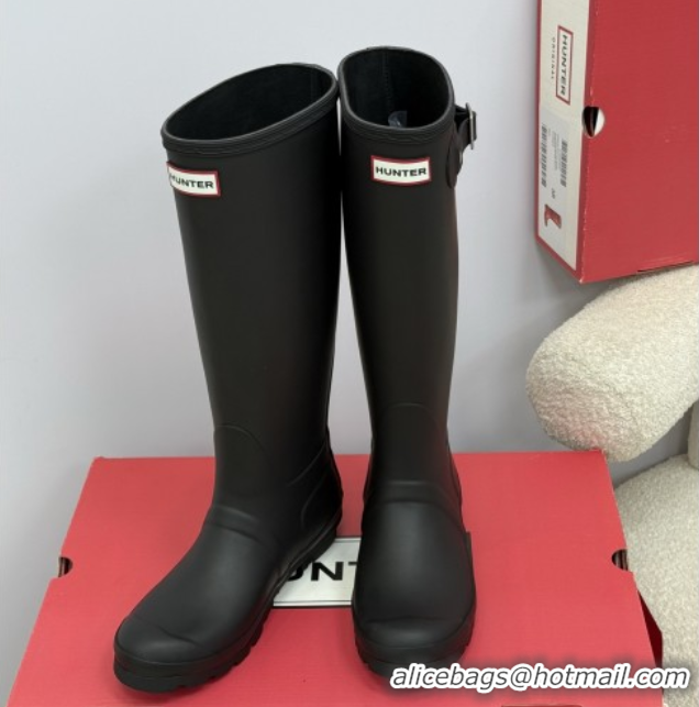 Buy Luxury Chanel Hunter Rubber Rain Boots Black 5082825