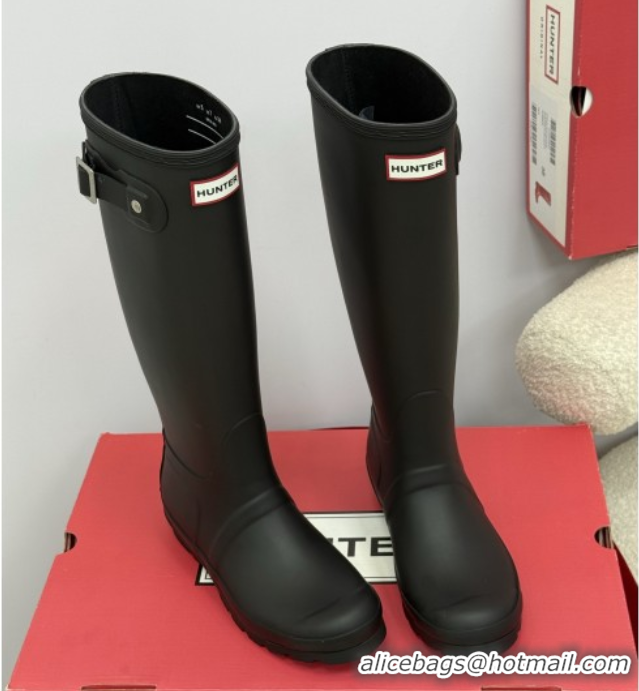 Buy Luxury Chanel Hunter Rubber Rain Boots Black 5082825