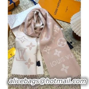 Best Price Louis Vuitton LV Essential Wool Long Scarf 34x186cm LV091008 Pink 2025