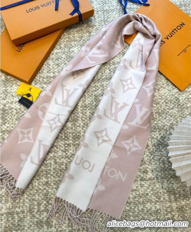 Best Price Louis Vuitton LV Essential Wool Long Scarf 34x186cm LV091008 Pink 2025
