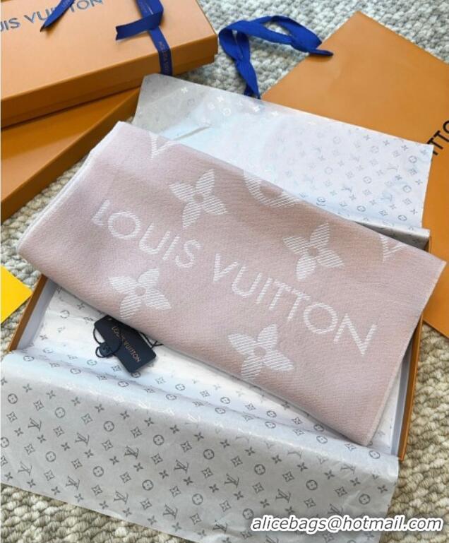 Best Price Louis Vuitton LV Essential Wool Long Scarf 34x186cm LV091008 Pink 2025
