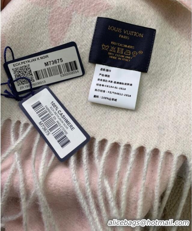 Luxury Cheap Louis Vuitton Reykjavik Gradient Cashmere Long Scarf 45x190cm LV091010 Grey 2025