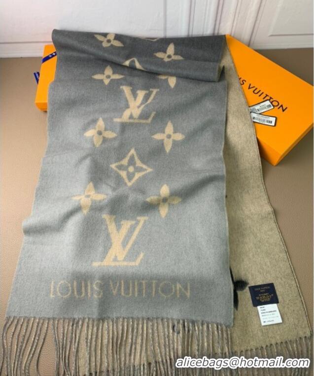 Market Sells Louis Vuitton Reykjavik Gradient Cashmere Long Scarf 45x190cm LV091010 Blue 2025