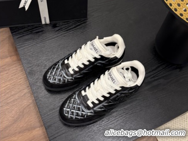 Grade Quality Chanel Quilted Calfskin Leather Sneakers Balck G4583909