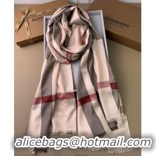 Discount Burberry Classic Cashmere Long Scarf 70x200cm BR091013 Pink 2025