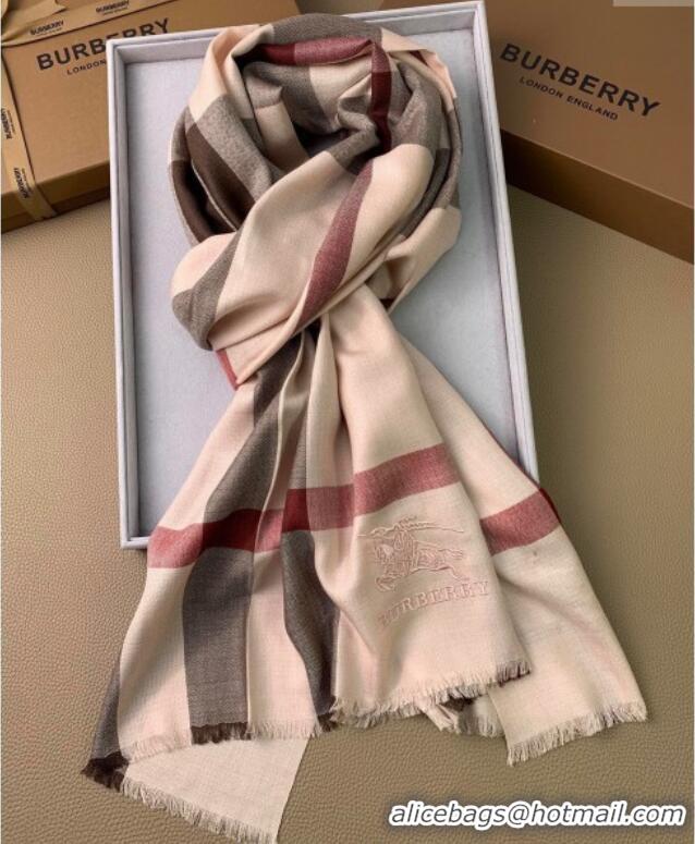 Discount Burberry Classic Cashmere Long Scarf 70x200cm BR091013 Pink 2025