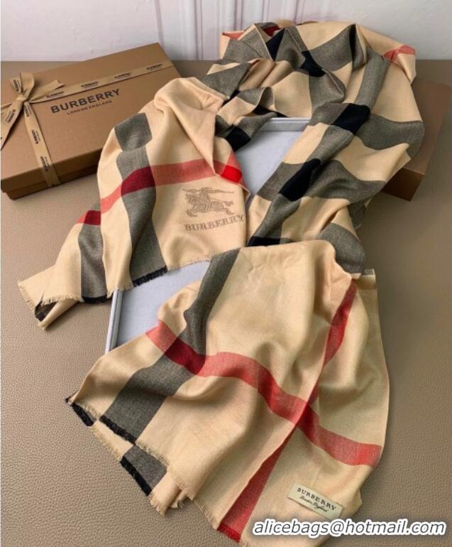 Trendy Design Burberry Classic Cashmere Long Scarf 70x200cm BR091013 Camel 2025