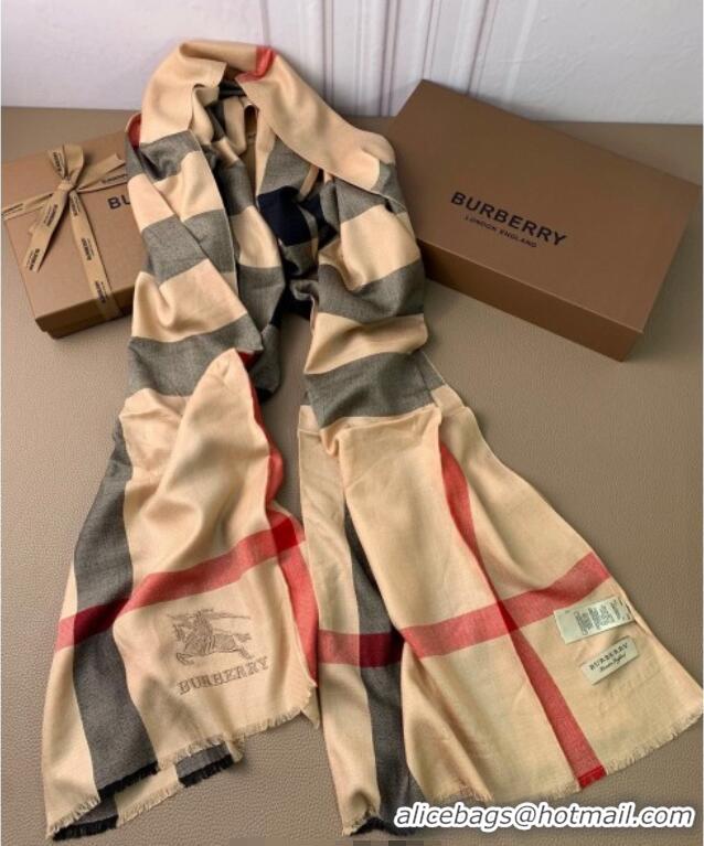 Trendy Design Burberry Classic Cashmere Long Scarf 70x200cm BR091013 Camel 2025