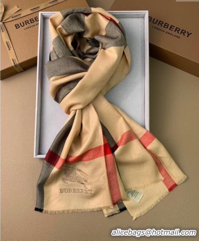 Trendy Design Burberry Classic Cashmere Long Scarf 70x200cm BR091013 Camel 2025