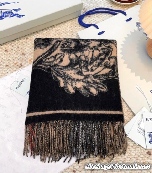 Promotional Burberry Cashmere Long Scarf 50x210cm BR091015 Camel/Black 2025