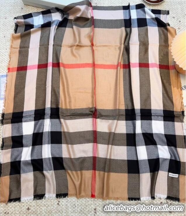 Top Quality Burberry Cashmere Long Scarf BR091017 Camel 2025