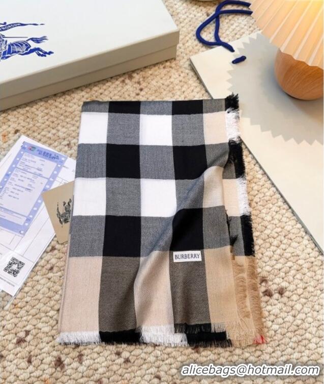 Good Product Burberry Cashmere Long Scarf BR091017 Beige 2025