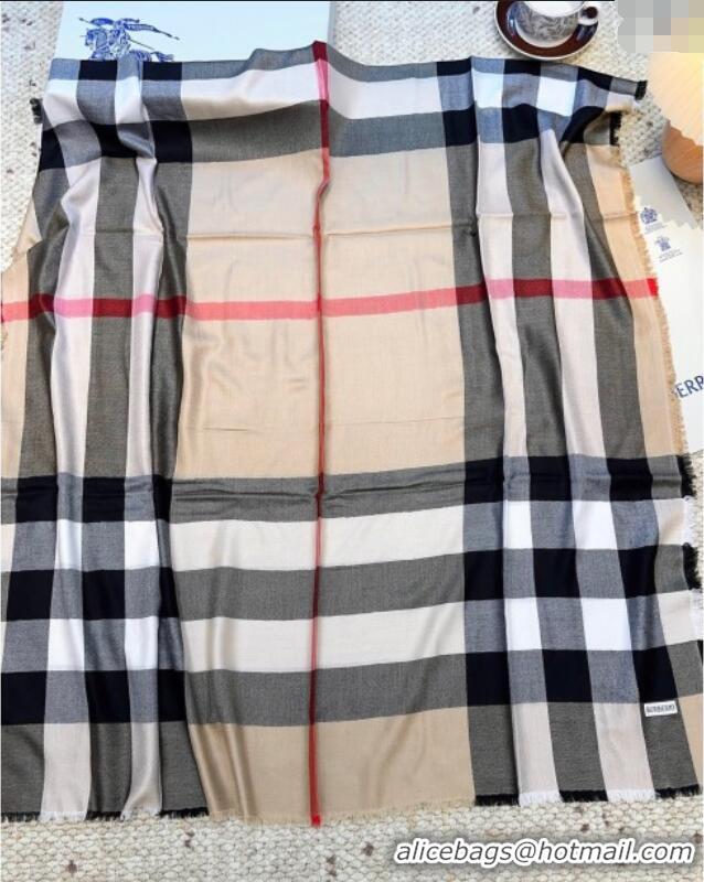 Good Product Burberry Cashmere Long Scarf BR091017 Beige 2025