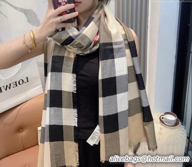 Good Product Burberry Cashmere Long Scarf BR091017 Beige 2025